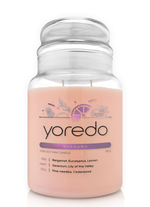 Yoredo Bergamo świeca sojowa zapachowa 623g