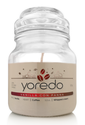 Yoredo Vanilla con Panna świeca sojowa zapachowa 113g