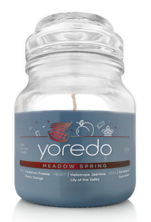 Yoredo Meadow Spring świeca sojowa zapachowa 113g